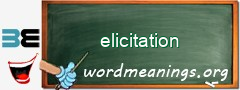 WordMeaning blackboard for elicitation